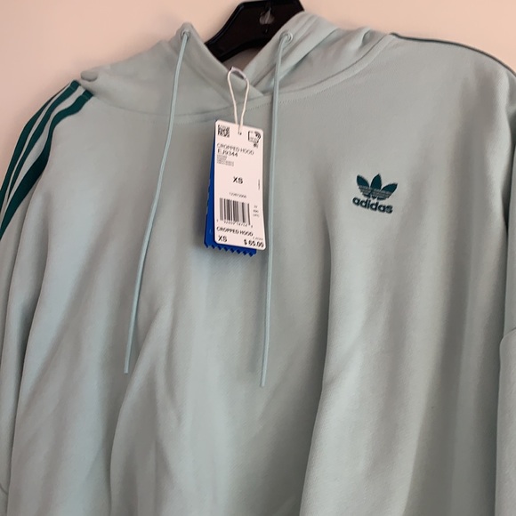 NWT - Adidas Cropped Hoodie - Picture 4 of 5
